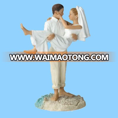 Resin custom wedding gifts dancing couple figurine