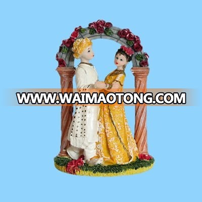 resin indian wedding couple figurine