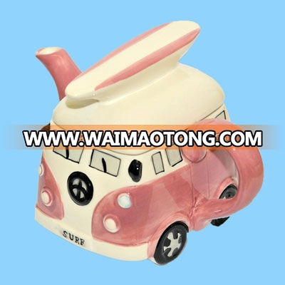 Antique Camper Van Ceramic Teapots