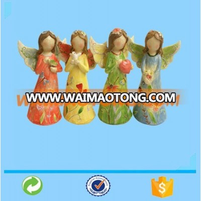 Hand painted wholesale Custom Life Size Resin Angel Statue