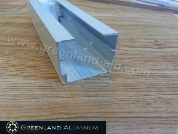 Curtain Track and Tilt-Rod for Window Blind with Powder Coating White Color